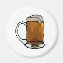 Bierkrug-Karikatur Magnets