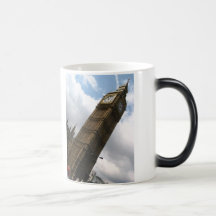 Big Ben kippte ändernden Becher Tee Tasse