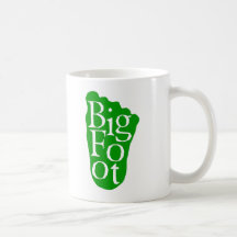 Bigfoot! Sasquatch großer FußYeti Kaffee Tasse