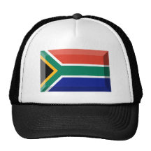 Bijou de drapeau de l'Afrique du Sud Casquettes De Camionneur