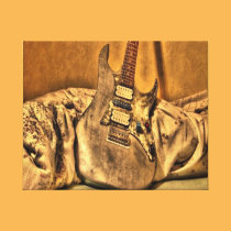 bild, leinwand,gitarre,musik leinwanddrucke