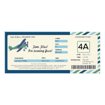 Billet plat vintage de carte d'embarquement d'anni faire-part