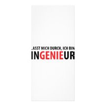 Bin Ingenieur d'Ich Carte Double En Couleur