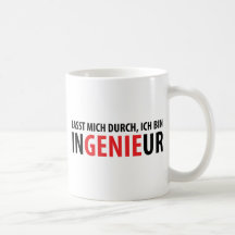 Bin Ingenieur d'Ich Mugs À Café