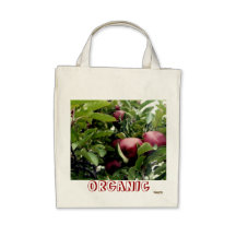 Bio Apfel-Lebensmittelgeschäft Einkaufstaschen