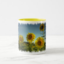Bio Garten-Sonnenblume-Kaffeetasse