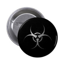 BIO-GEFAHRNknopf Anstecknadel