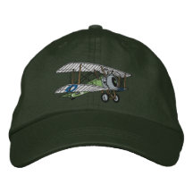 Biplan #2 casquette de baseball brodée
