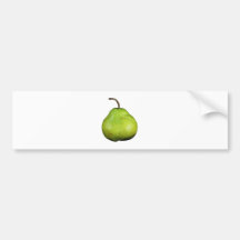 Birne pear autoaufkleber
