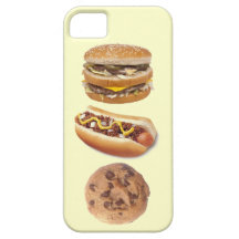 Biscuit préféré de hot-dog d'hamburger de groupes  coques Case-Mate iPhone 5