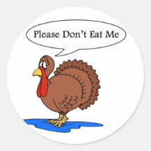 Bitte essen Sie mich nicht Runde Sticker