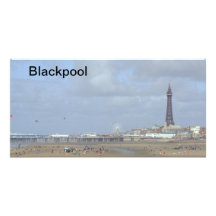 Blackpool Individuelle Foto Karte