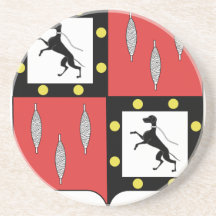 Blason de la ville d Arreau (Hautes-Pyrenees) Drink Coaster