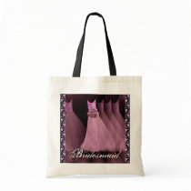 BLASS - ROSA Brautjungfer kleidet BaumwollTaschen-