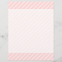 Blasse Pfirsich-Rosa-Diagonalstreifen Personalisierte Flyer
