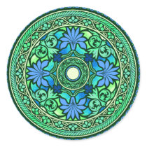 Blau-u. Aqua-Disc-indischer Hochzeits-Einladungs-A