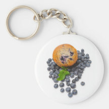 Blaubeermuffin Schlüsselanhänger