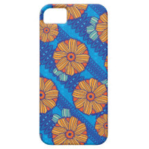 Blaue Boho Blüten iPhone 5 Case