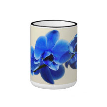 Blaue Orchideen Teetasse
