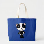 blaue Pandatasche
