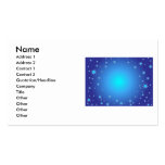Blaue Stern-Visitenkarte