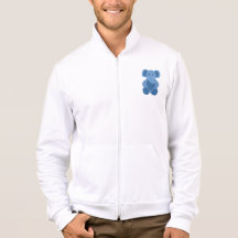 Blauer Cartoon-Elefant Shirts