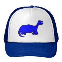 BLAUER DINOSAURIER! HUT! RETROCAP
