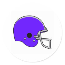 blauer Football-Helm