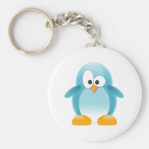 Blauer Pinguin Schlüsselbänder
