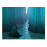 Blauer Schlucht-Fluss Postkarten