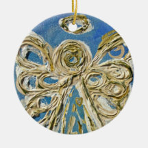 Blauer Schutzengel-Verzierungs-Anhänger Ornamente