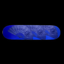 Blaues Fan-Skateboard skateboards