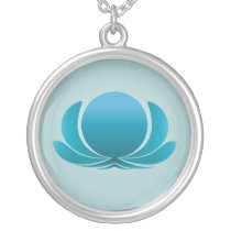 BLAUES LOTUS halsketten
