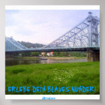 Blaues Wunder Dresden Plakatdruck