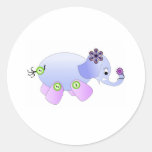 Bleu d'éléphant adhésifs