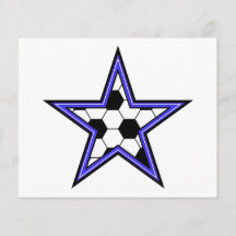 bleu d'étoile du football tract