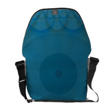 Bleu urbain de sac messenger zéro besace