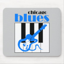 Bleus de Chicago Tapis De Souris