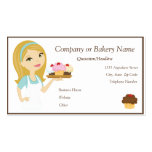 Blondinen-/Aqua-Kuchen-Bäcker/Visitenkarte der Bäc