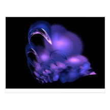 Blue-Apo3D-090201-33 de flottement Cartes Postales