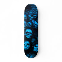Blue skulls-Skateboard Individuelle Skateboarddecks
