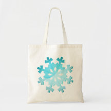 Blue Snowflake Bags