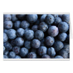 Blueberrry délicieux carte de vœux
