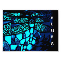 Blues Foto Druck