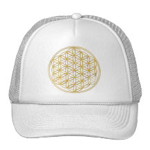 BLUME DES LEBENS - Gold Trucker Mütze