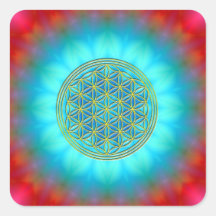 Blume des Lebens Motiv 11 Quadratsticker