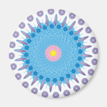 Blume Kühlschrankmagnete
