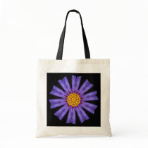 Blumen-Leinwandtasche