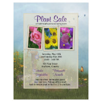 Blumen-und Pflanzen-Verkaufs-Flyer