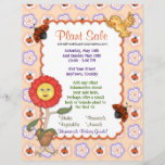 Blumen-und Pflanzen-Verkaufs-Flyer